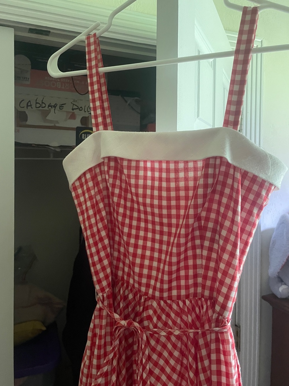 Lanz Originals Red and White Gingham Dress - Picture 7 of 9